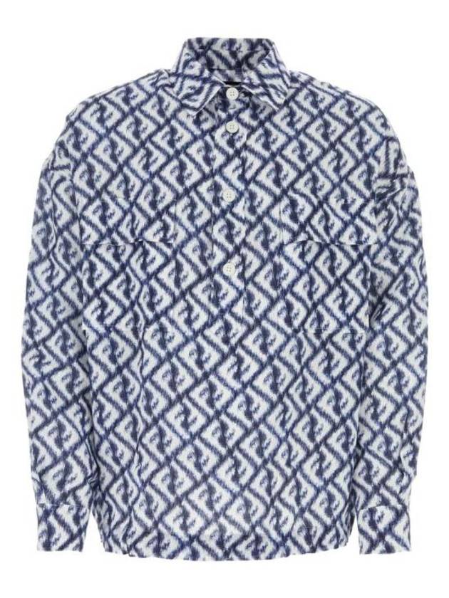 Fendi Linen Long Sleeve Shirt