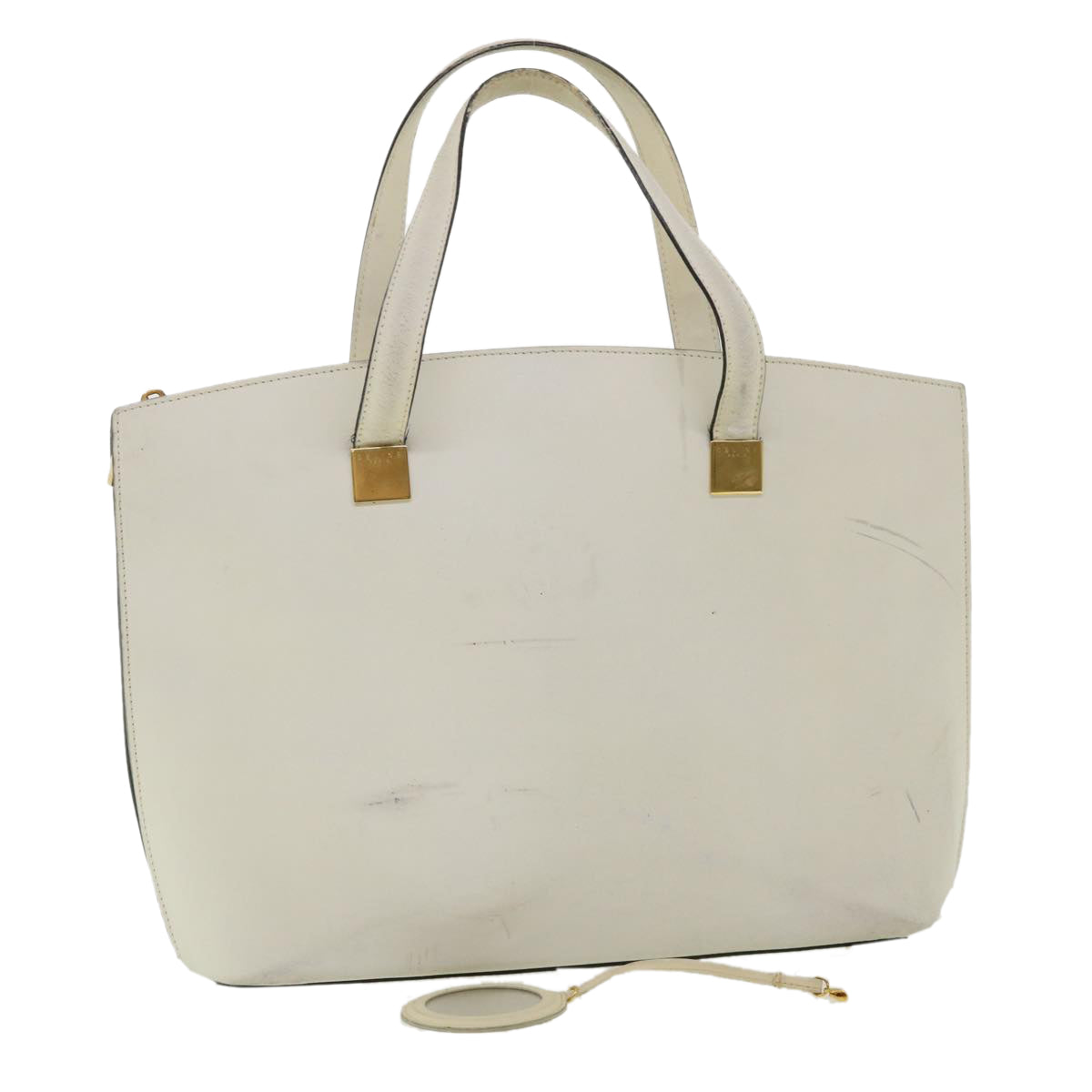 CELINE Shoulder Bag Leather Whe 37091