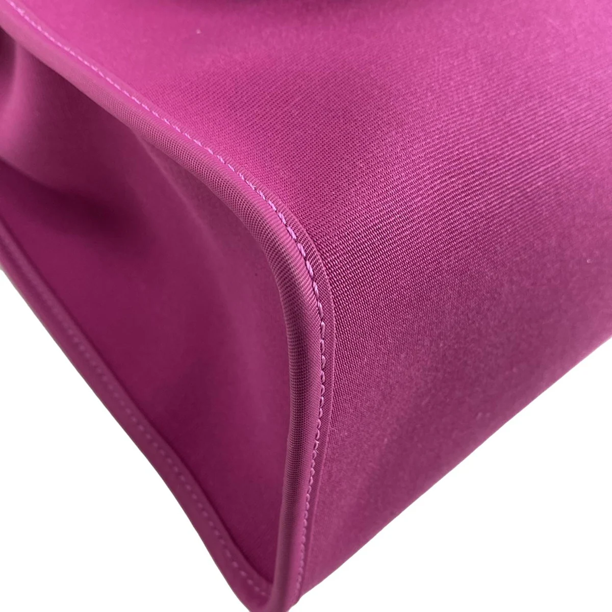 Hermes Magnolia Bleu Saphir Vache Hunter Toile Officier Herbag Zip 31 PM Handbag