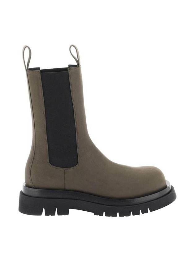 Bottega Veneta Lug Chelsea Boots Green