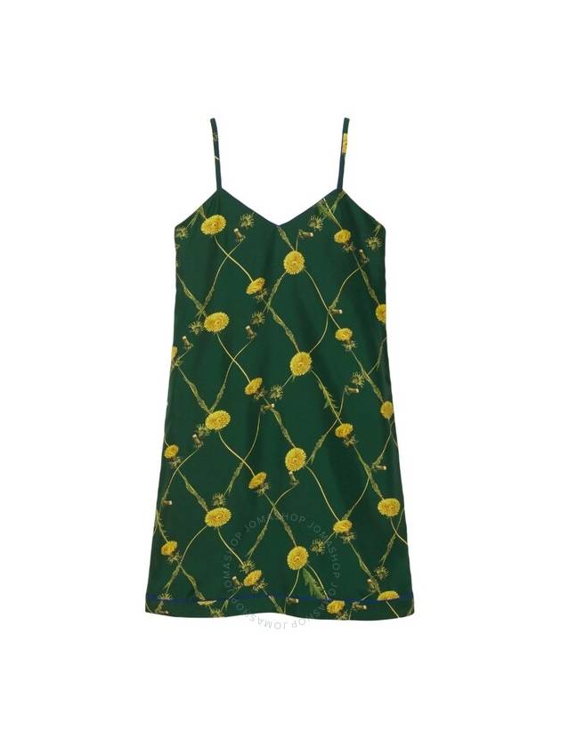 Burberry Burberry Dandelion Print Silk Dress Brand Size 10 US Size 8