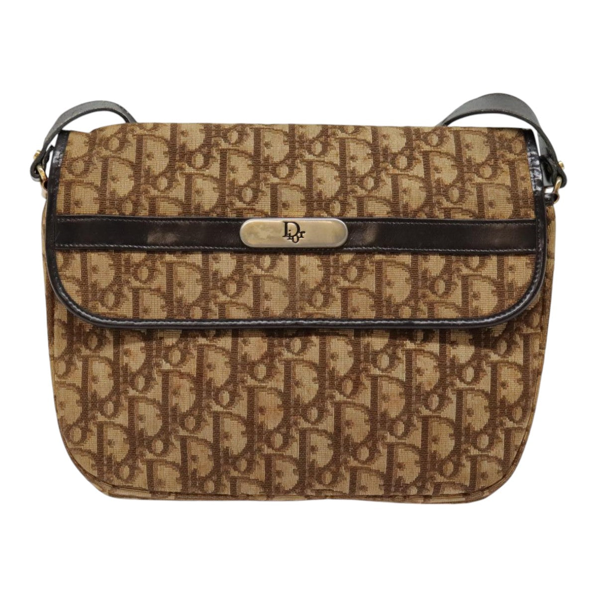 Dior Canvas Shoulder Bag (Pre-Owned)
