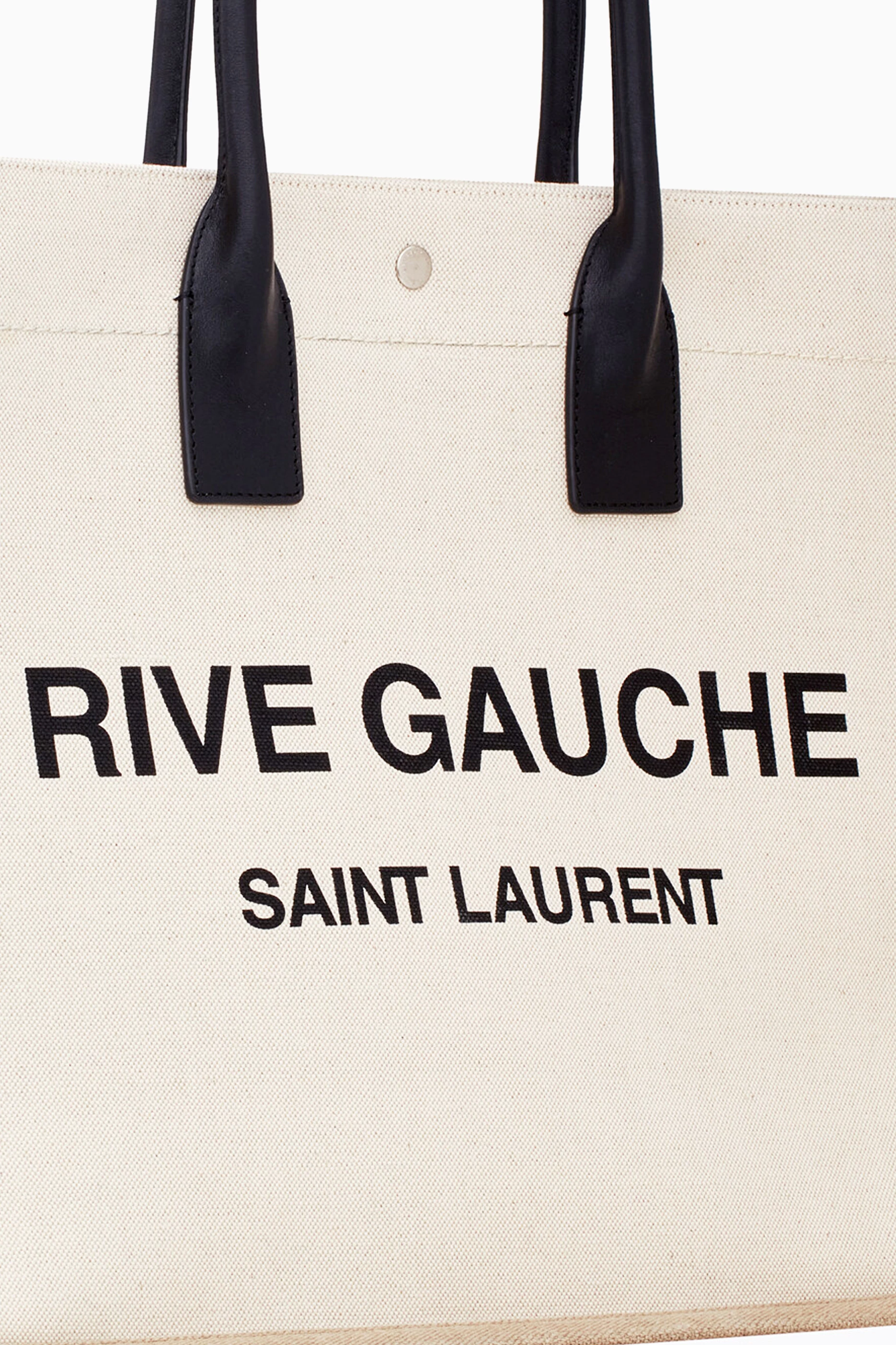 Saint Laurent Rive Gauche recycled canvas with logo bag