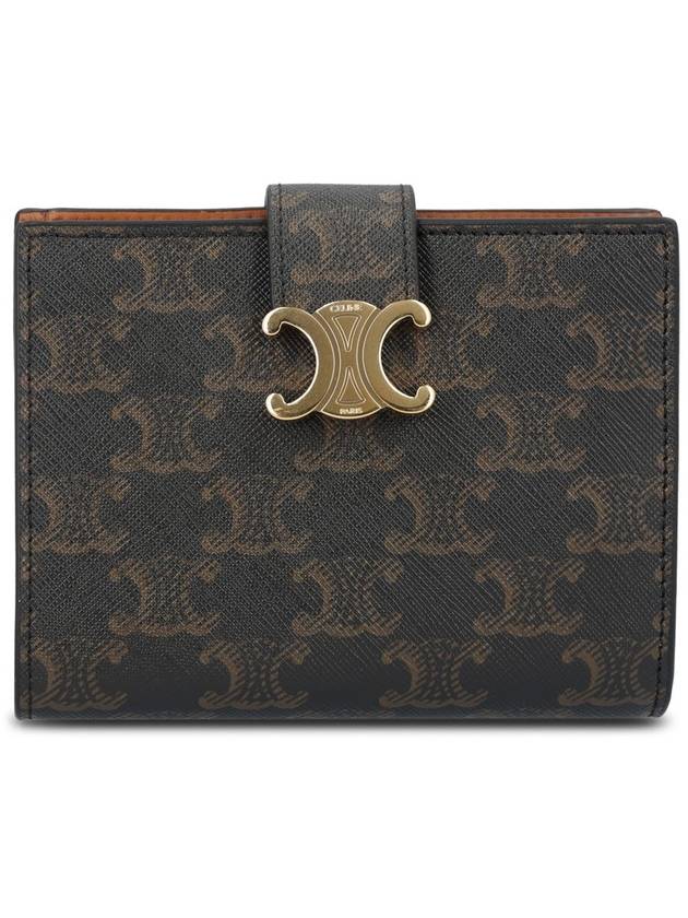 CELINE Victoire Triomphe Medium Wallet Tan