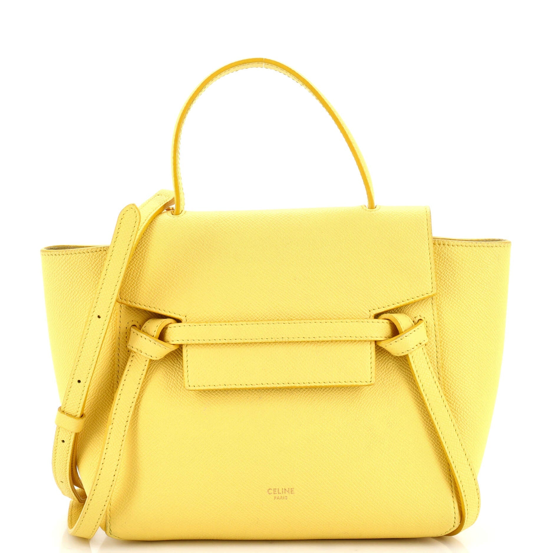 Celine Belt Bag Textured Leather Nano