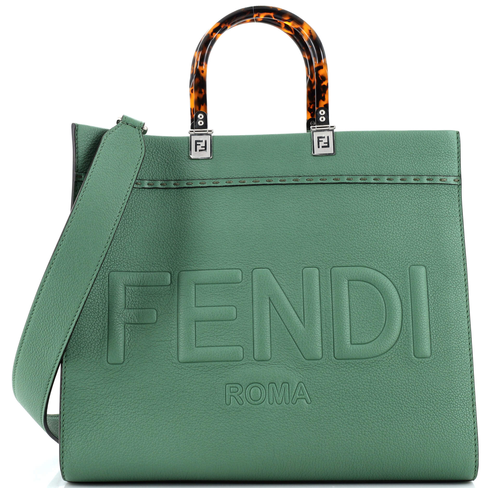 FENDI Sunshine Shopper Tote Leather Medium