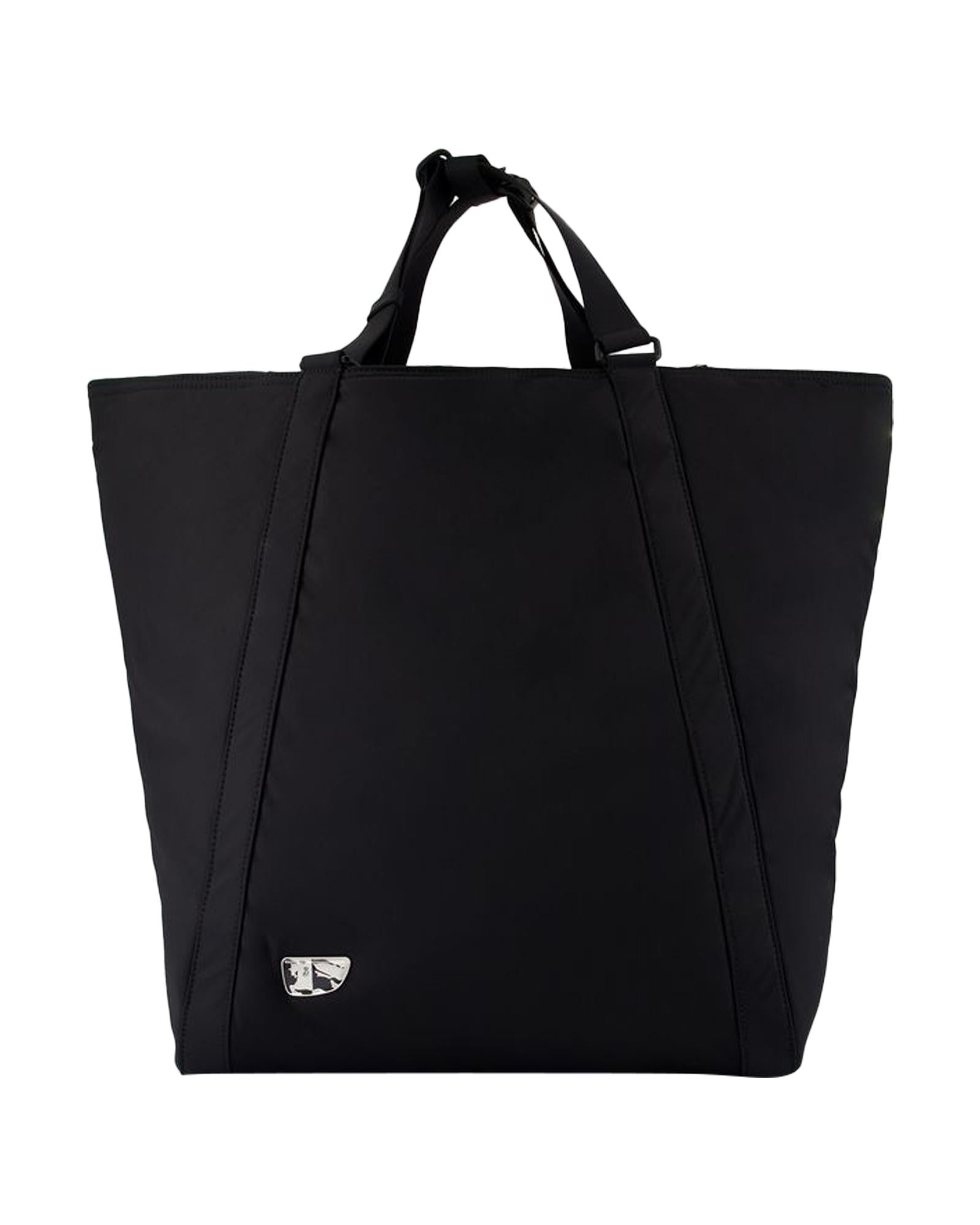 Burberry Tote Bag Quilted Design Women Black | Black Tote Bags