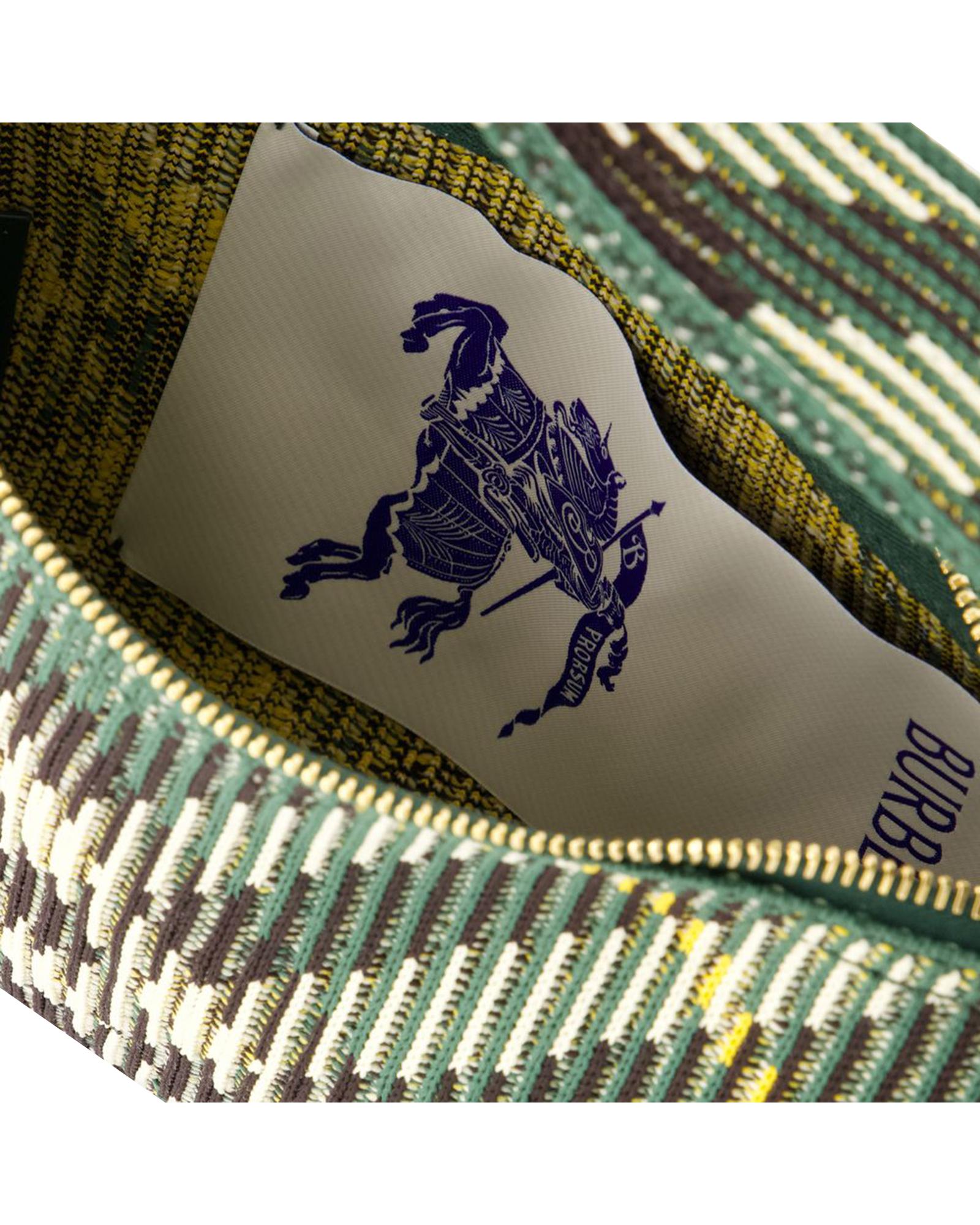 Burberry Woven Plaid Mini Bag Women Green | Green Handbags