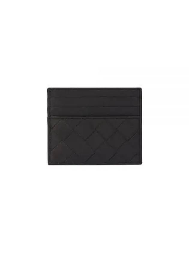 Bottega Veneta Intrecciato Leather Card Wallet Espresso