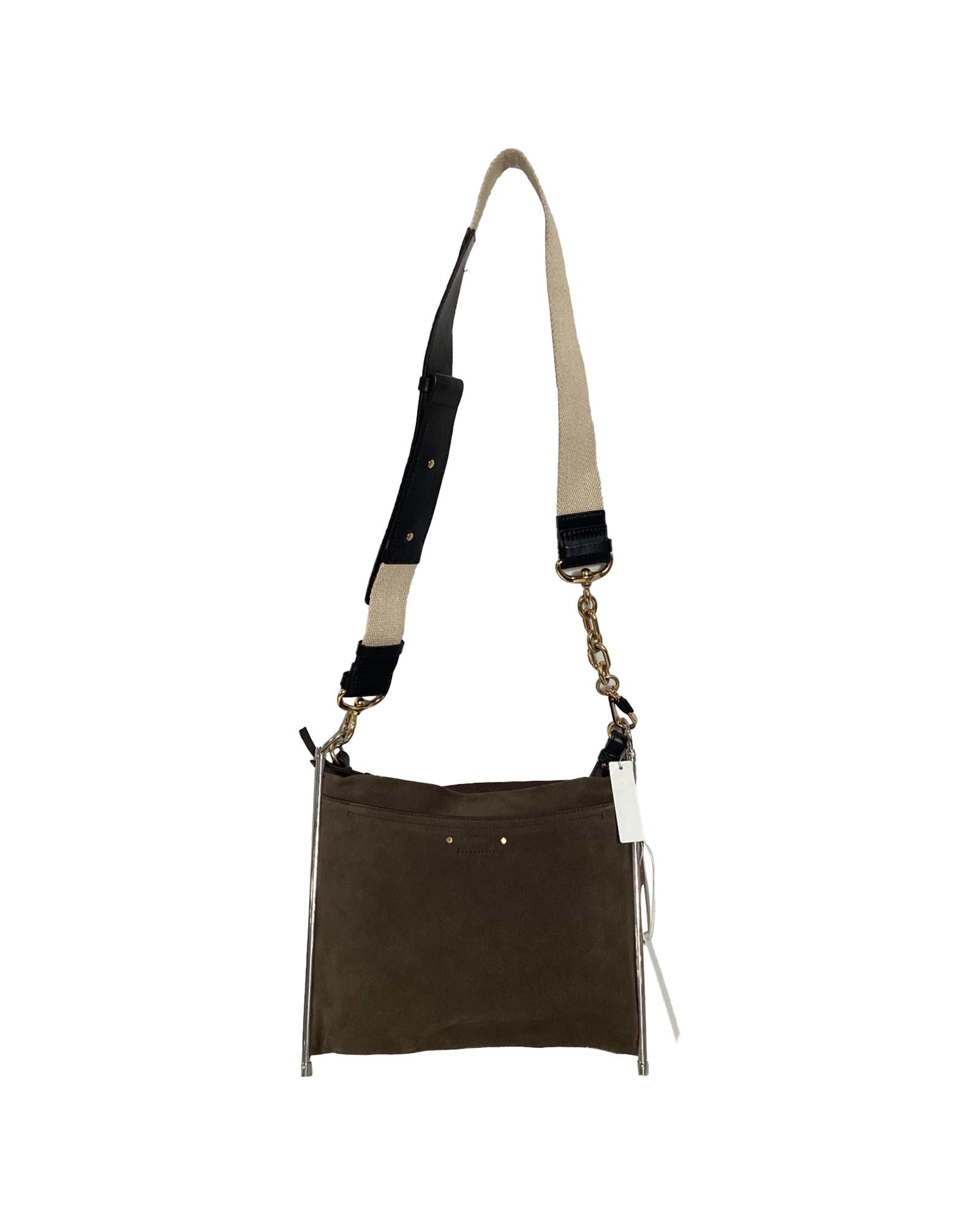 Chloe CLINE Suede Shoulder Bag Women Brown | Ochre Messenger Bags