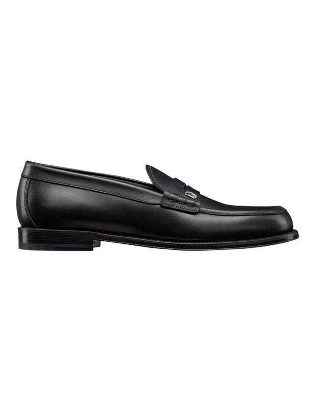 Granville Oblique Leather Loafer Black Dior