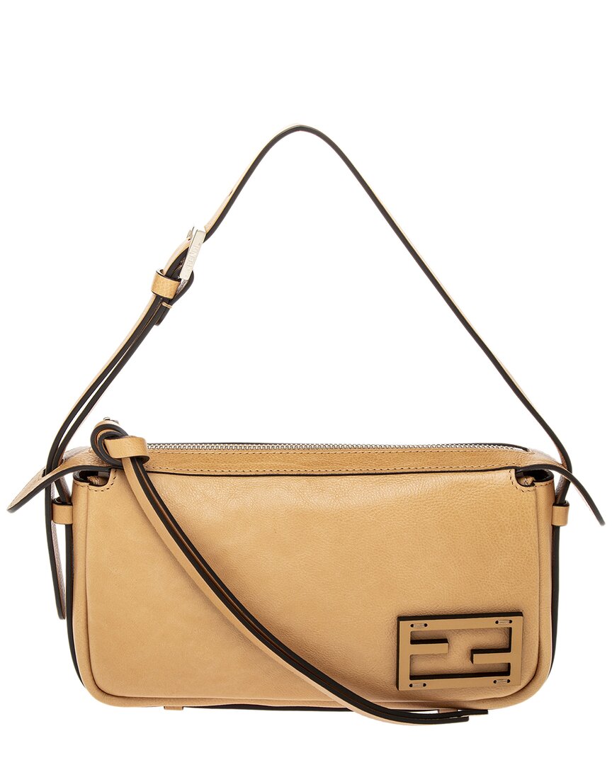 FENDI Simply FENDI Mini Leather Shoulder Bag