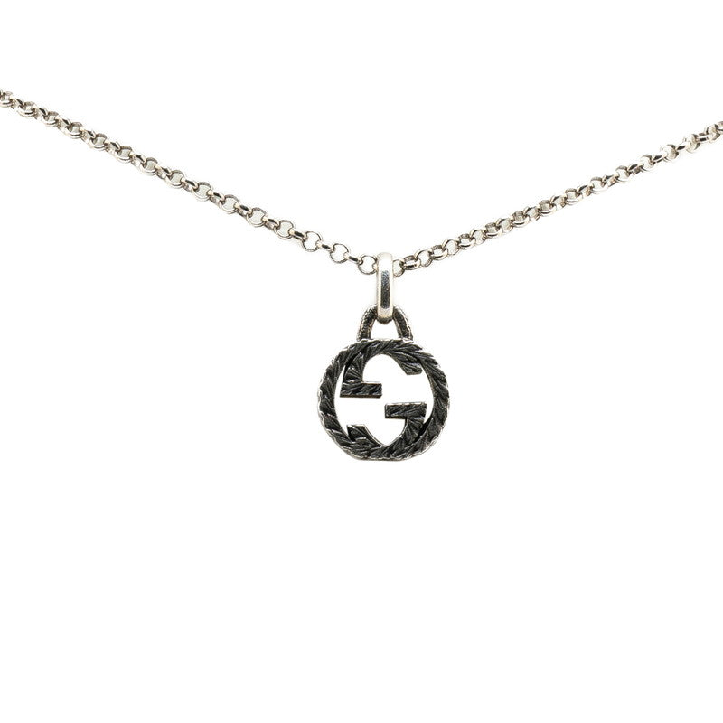 Gucci Interlocking G Silver Necklace