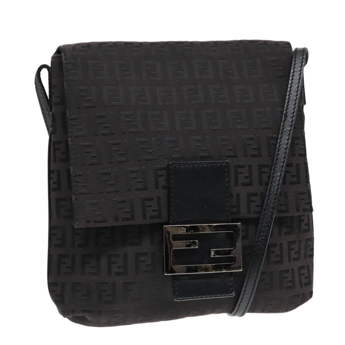 Fendi Baguette Canvas Shoulder Bag ()
