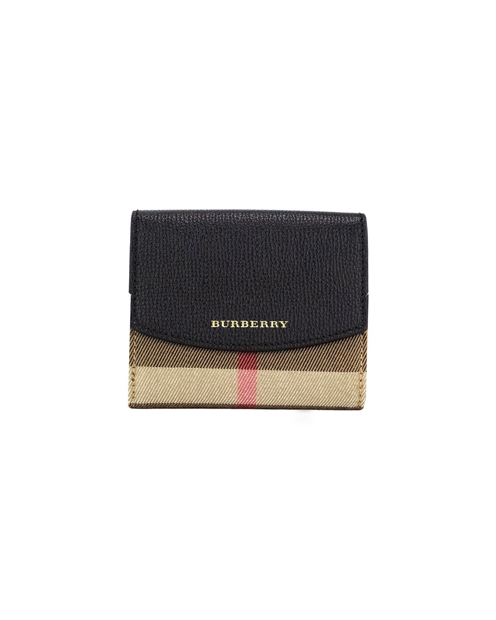 Burberry Small Vintage Check Leather Wallet