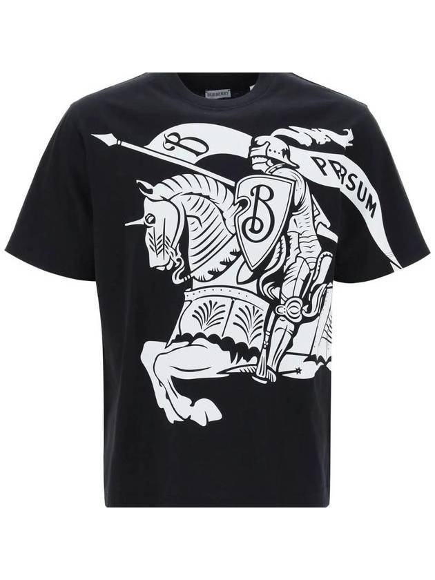 Burberry EKD Print Cotton Short Sleeve T-Shirt Black