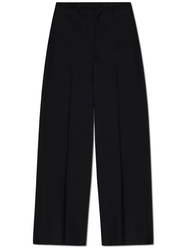 Balenciaga Balenciaga Trousers With Wool Finish, Women's, Black