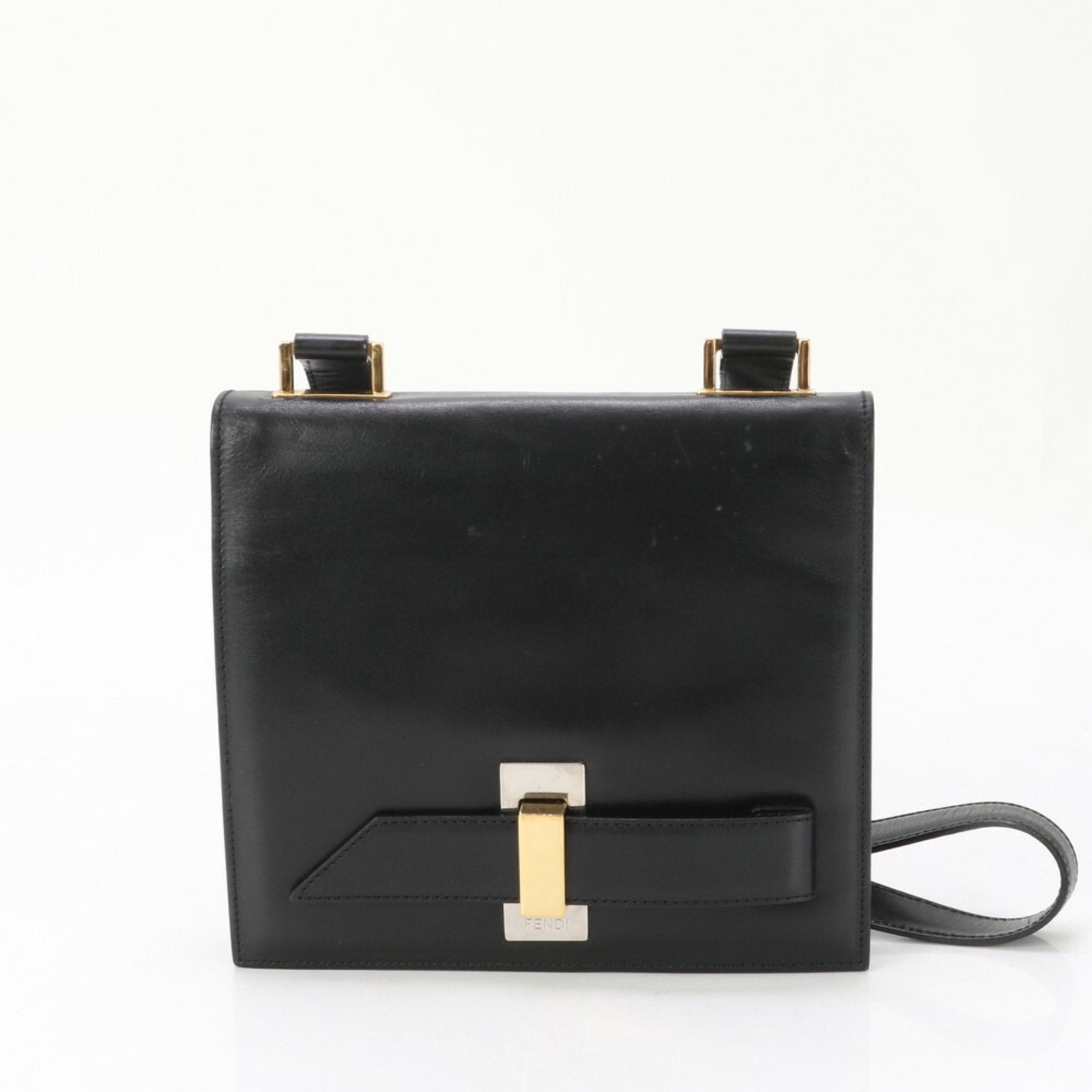 Fendi Leather Handbag Shoulder Bag Tote Bag ()
