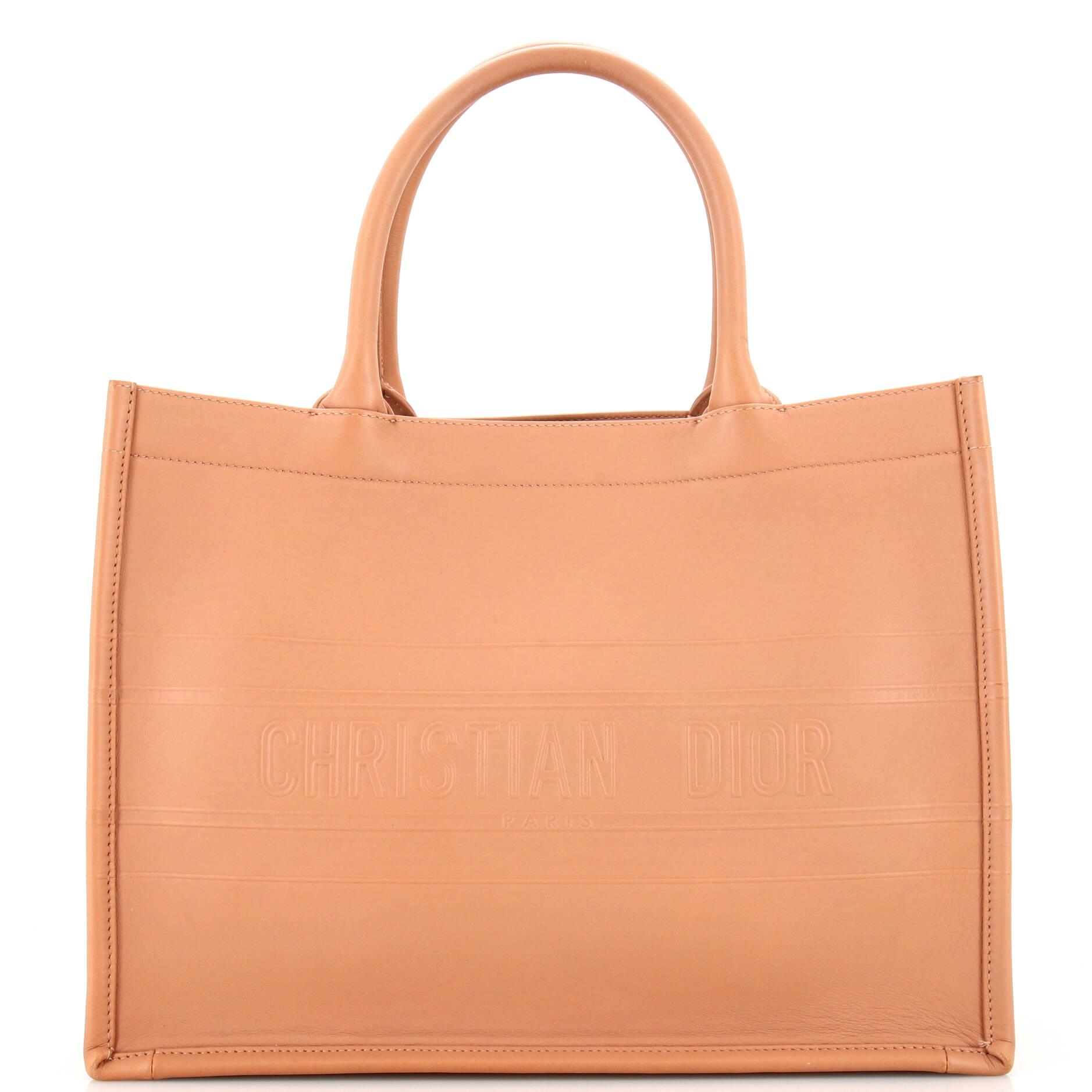 Dior Book Tote Embossed Leather Medium