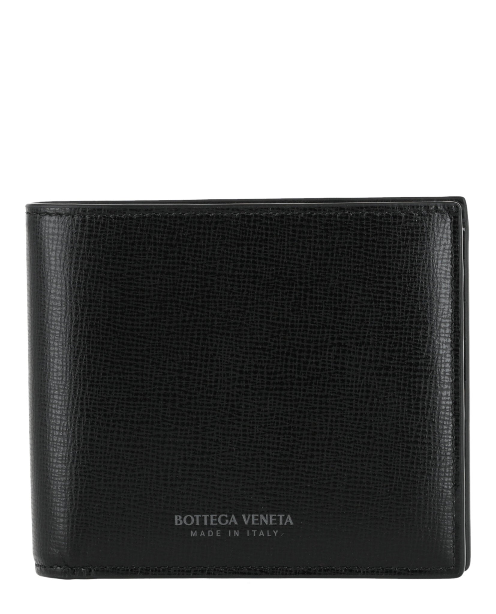 Bottega Veneta Mens Stamped Logo Bifold Wallet