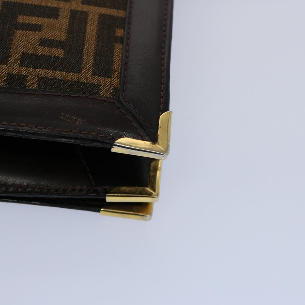 FENDI Zucca Canvas Shoulder Bag Brown60957
