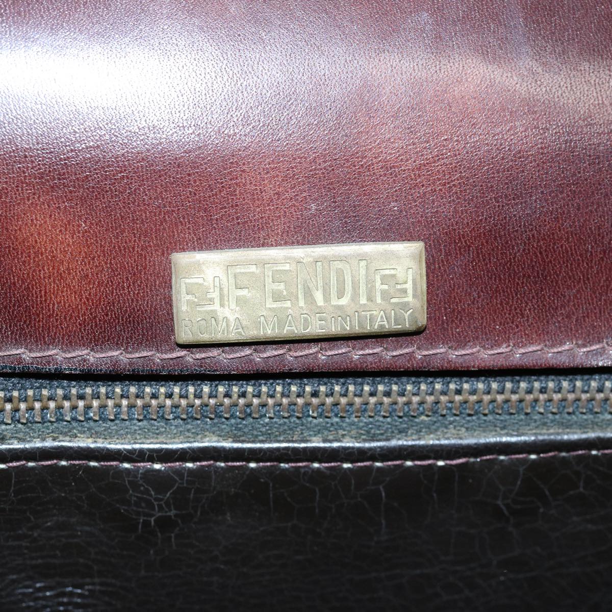 FENDI Zucca Canvas Shoulder Bag Brown60957
