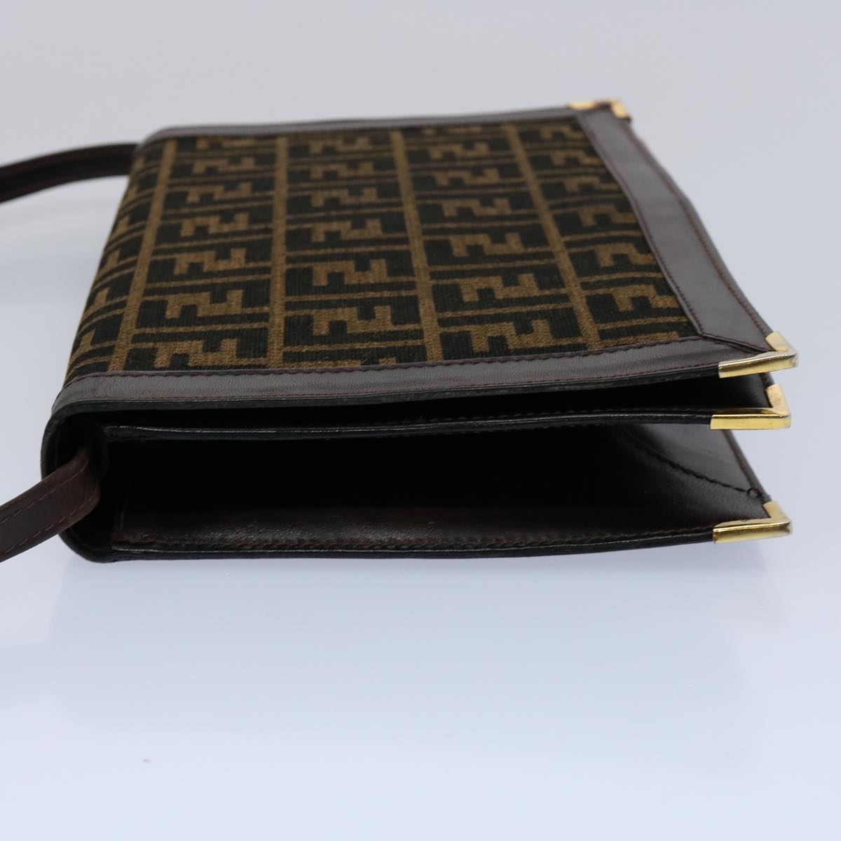 FENDI Zucca Canvas Shoulder Bag Brown60957