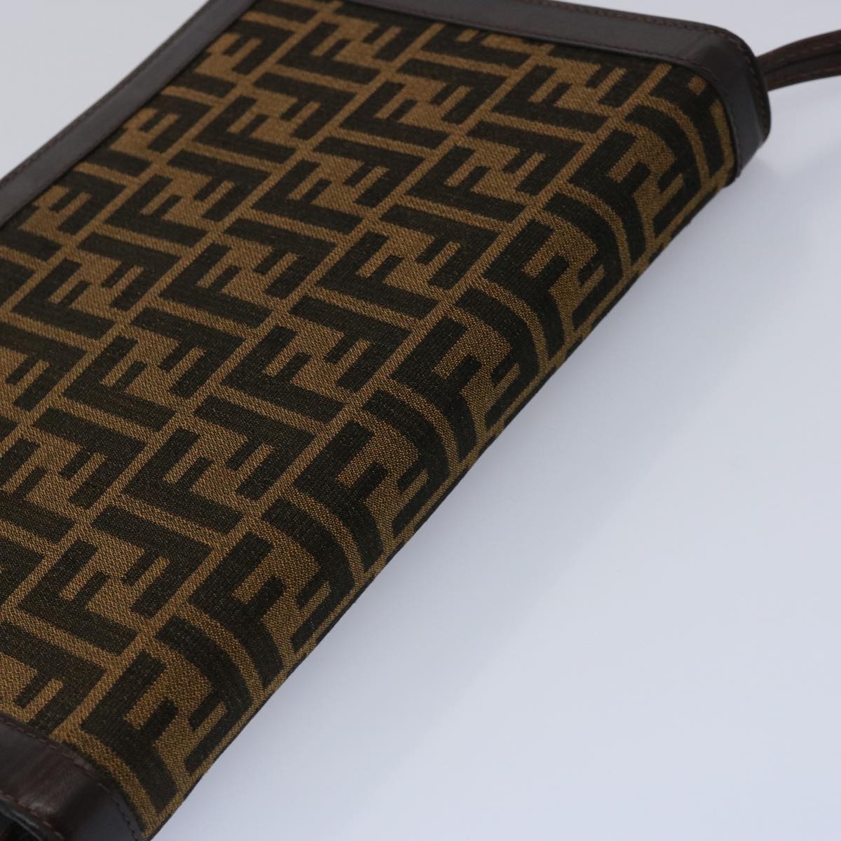 FENDI Zucca Canvas Shoulder Bag Brown60957