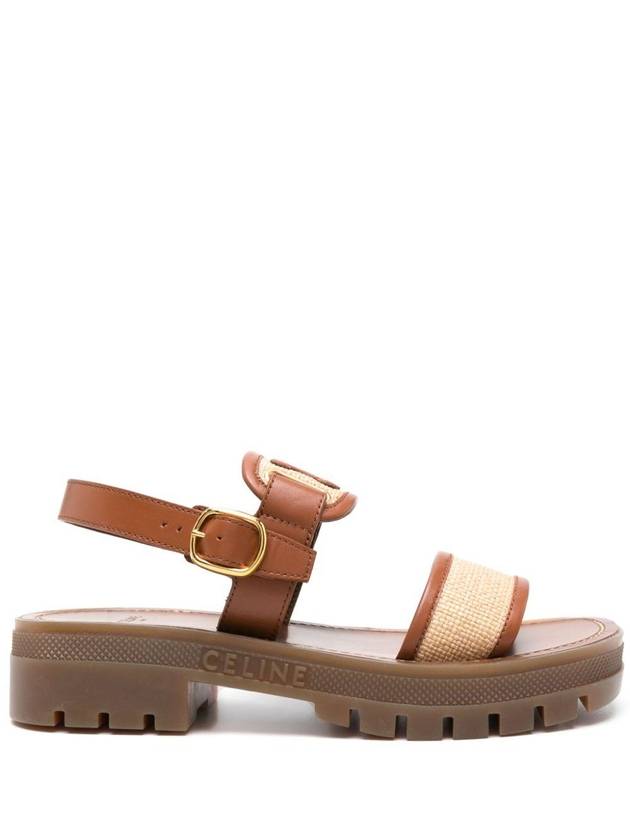 CELINE Triomphes Sandals Brown