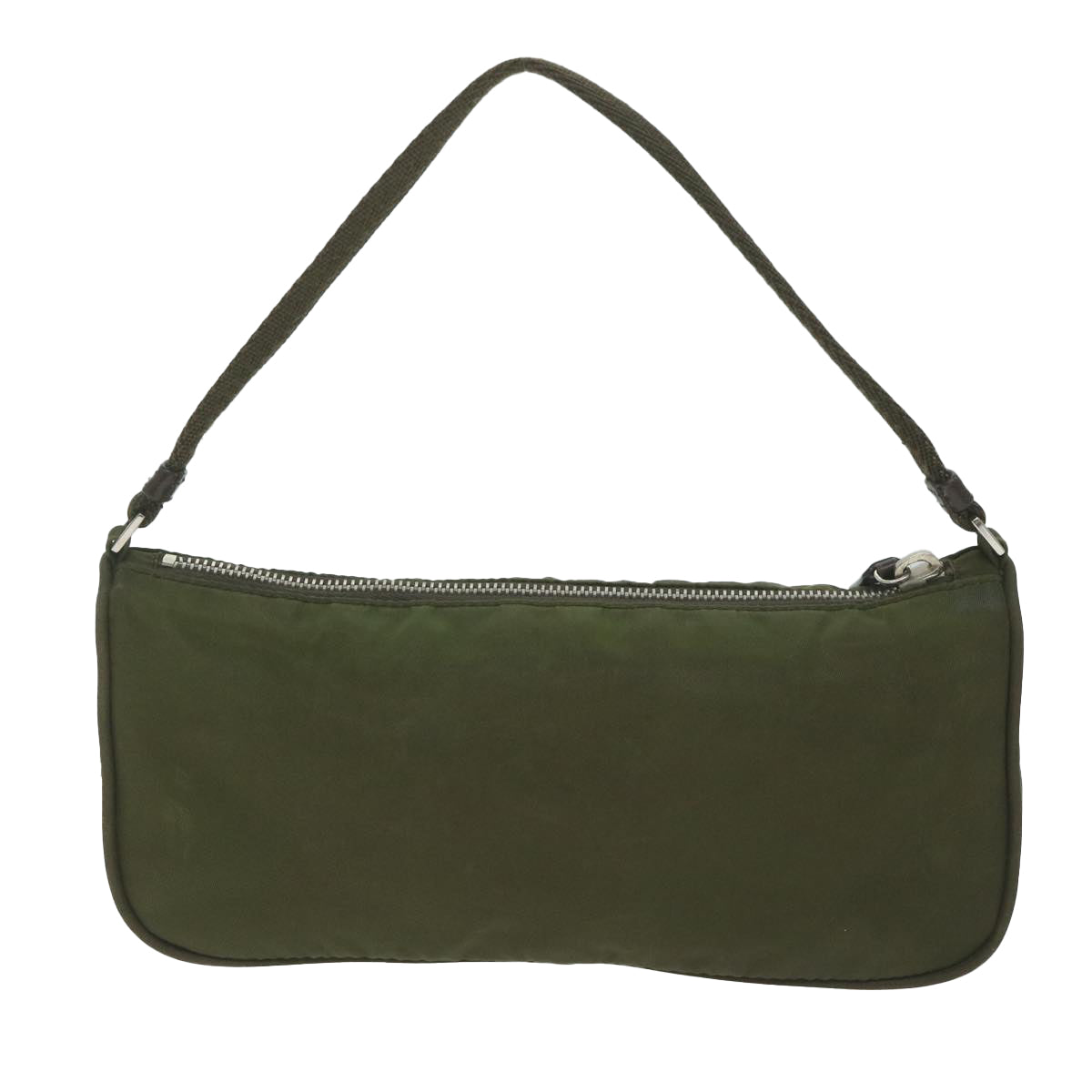 PRADA Accessory Pouch Nylon Khaki  62267