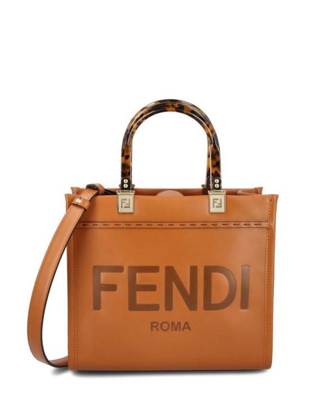 Fendi Sunshine Small Tote Bag Brown