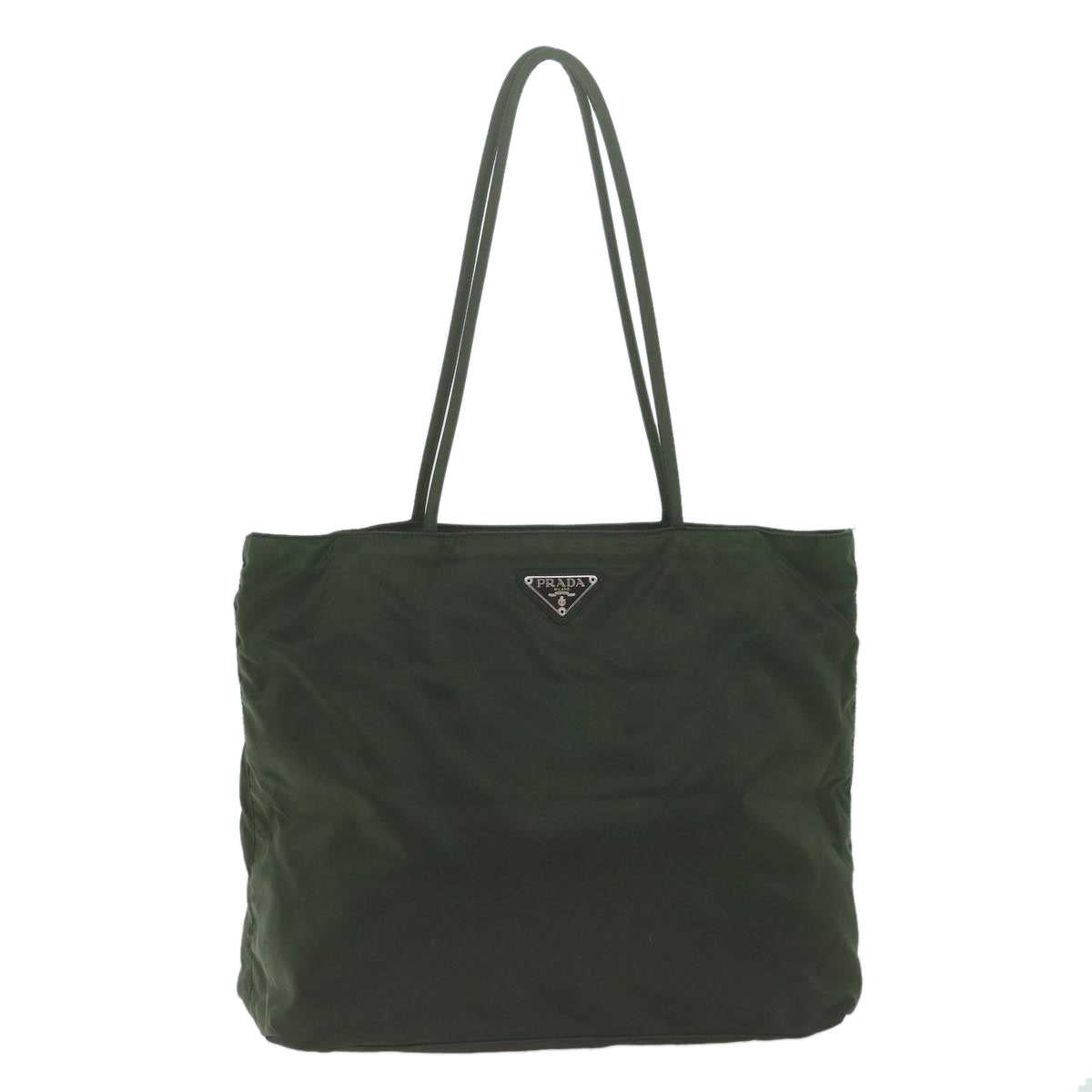 PRADA Shoulder Bag Nylon Khaki 63894