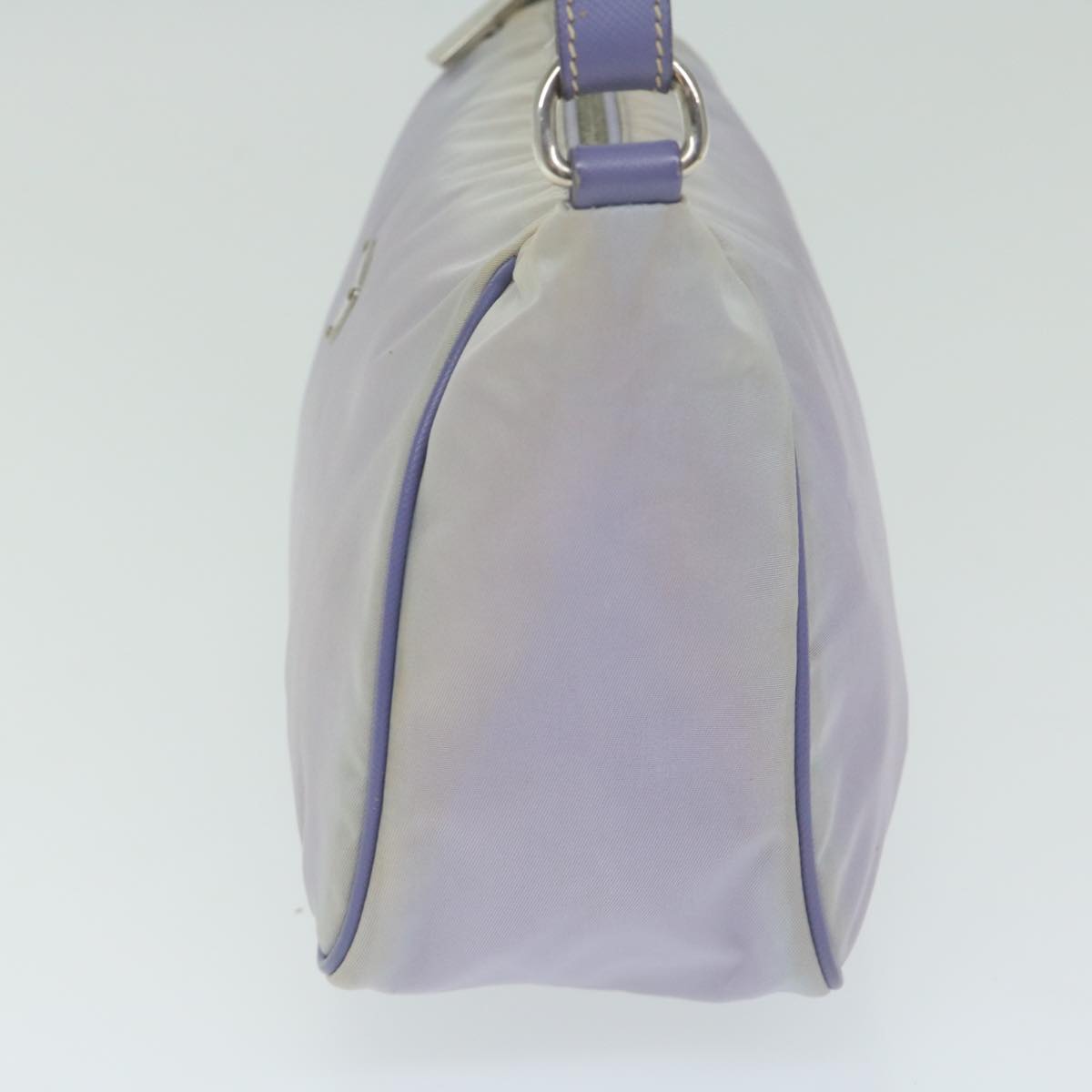 PRADA Accessory Pouch Nylon Purple  63925
