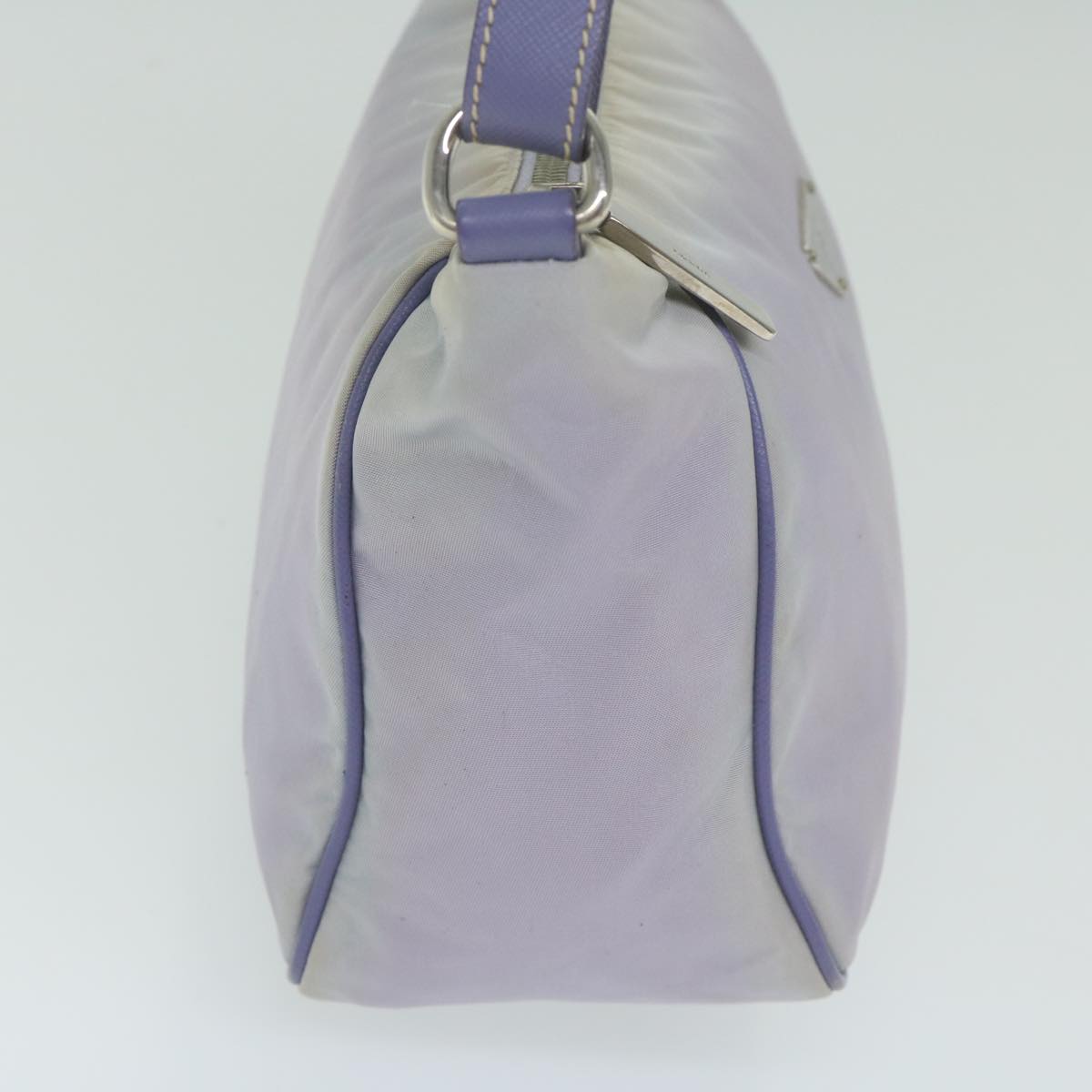 PRADA Accessory Pouch Nylon Purple  63925