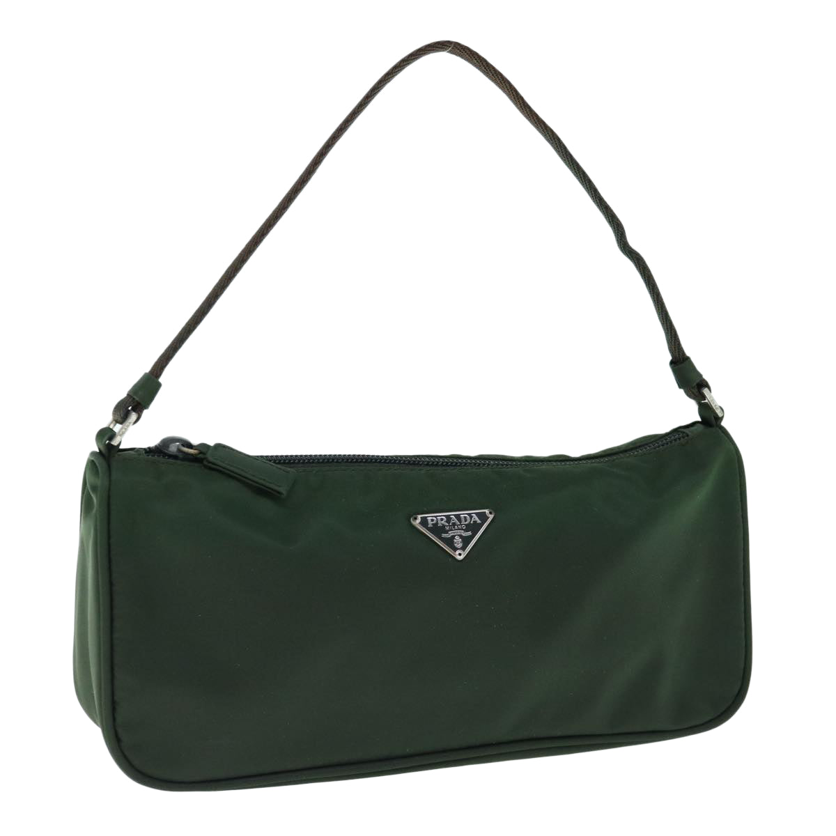 PRADA Accessory Pouch Nylon Khaki  64508