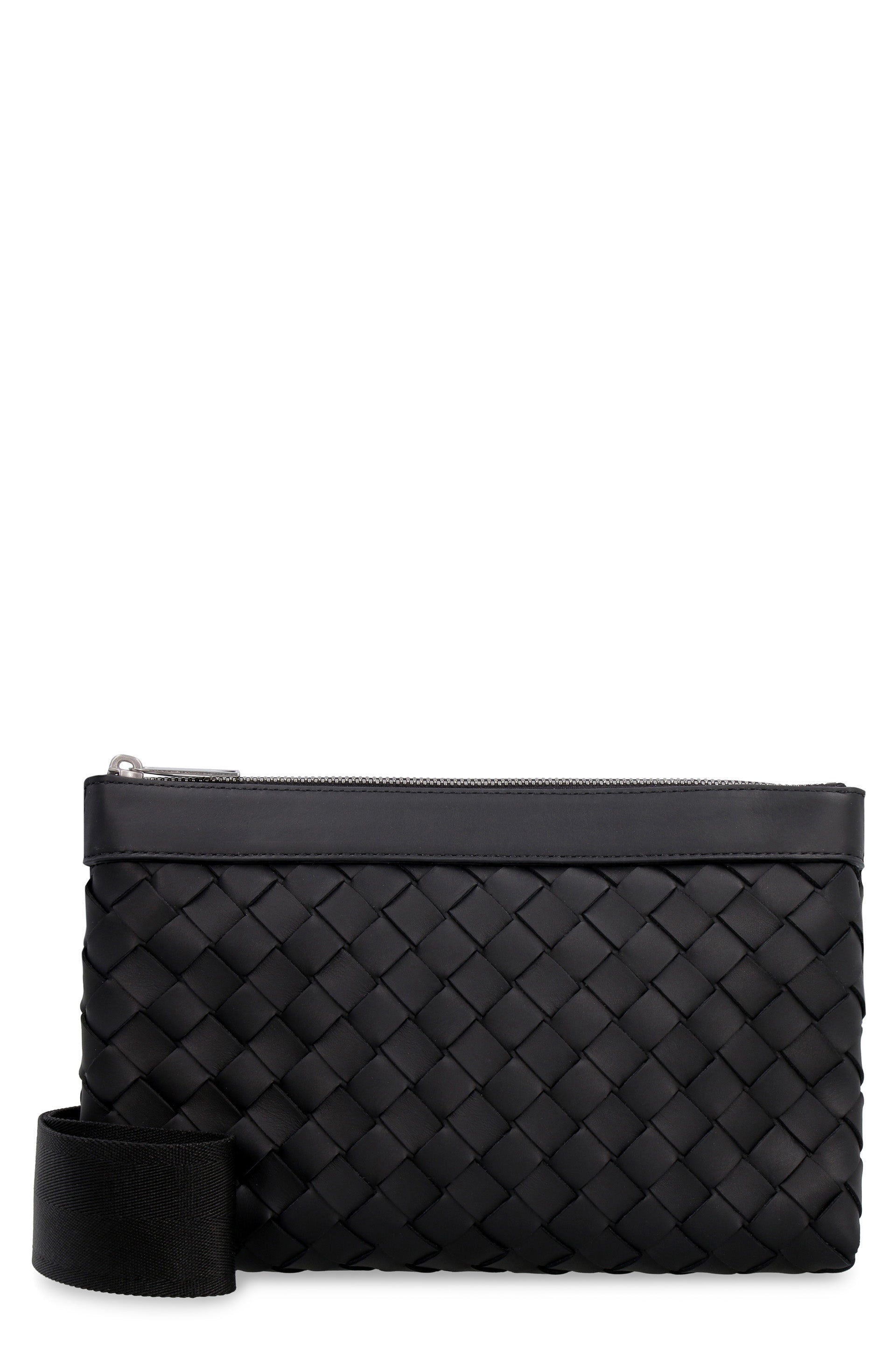 BOTTEGA VENETA Intrecciato Messenger Handbag - 26 CM x 16 CM x 9 CM