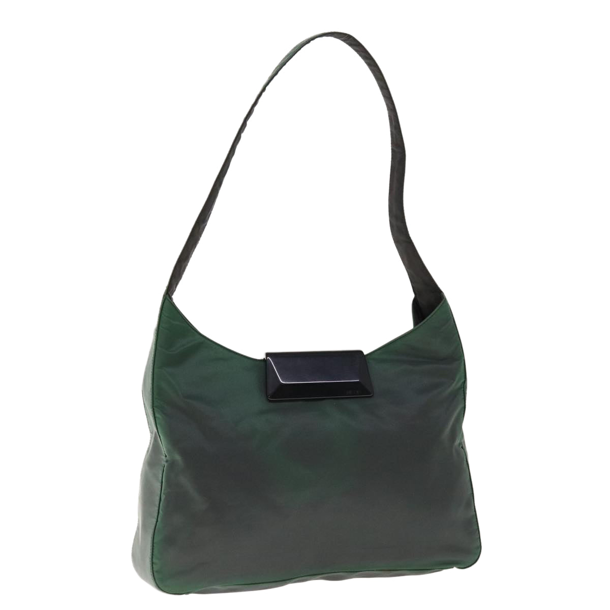 PRADA Shoulder Bag Nylon Green 65557