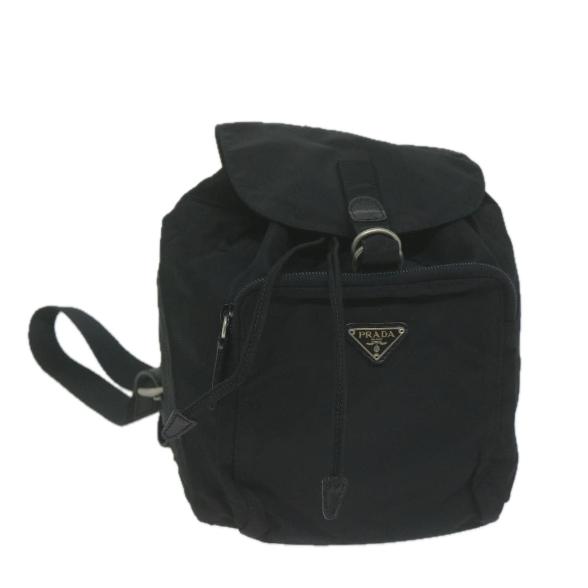 PRADA Backpack Nylon Black 65746