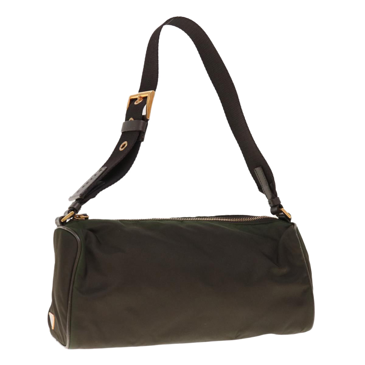 PRADA Shoulder Bag Nylon Khaki 65808