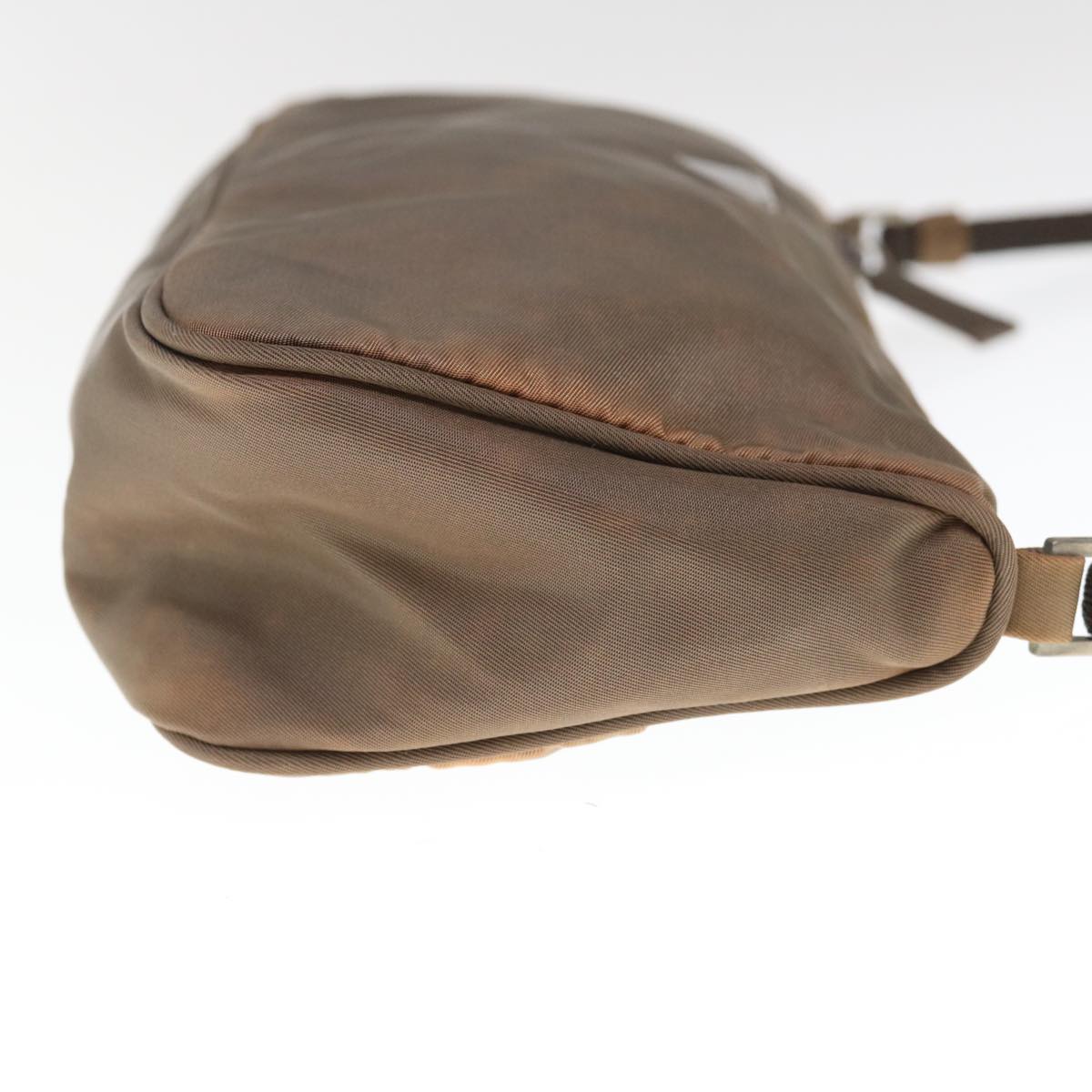 PRADA Accessory Pouch Nylon Brown  65832