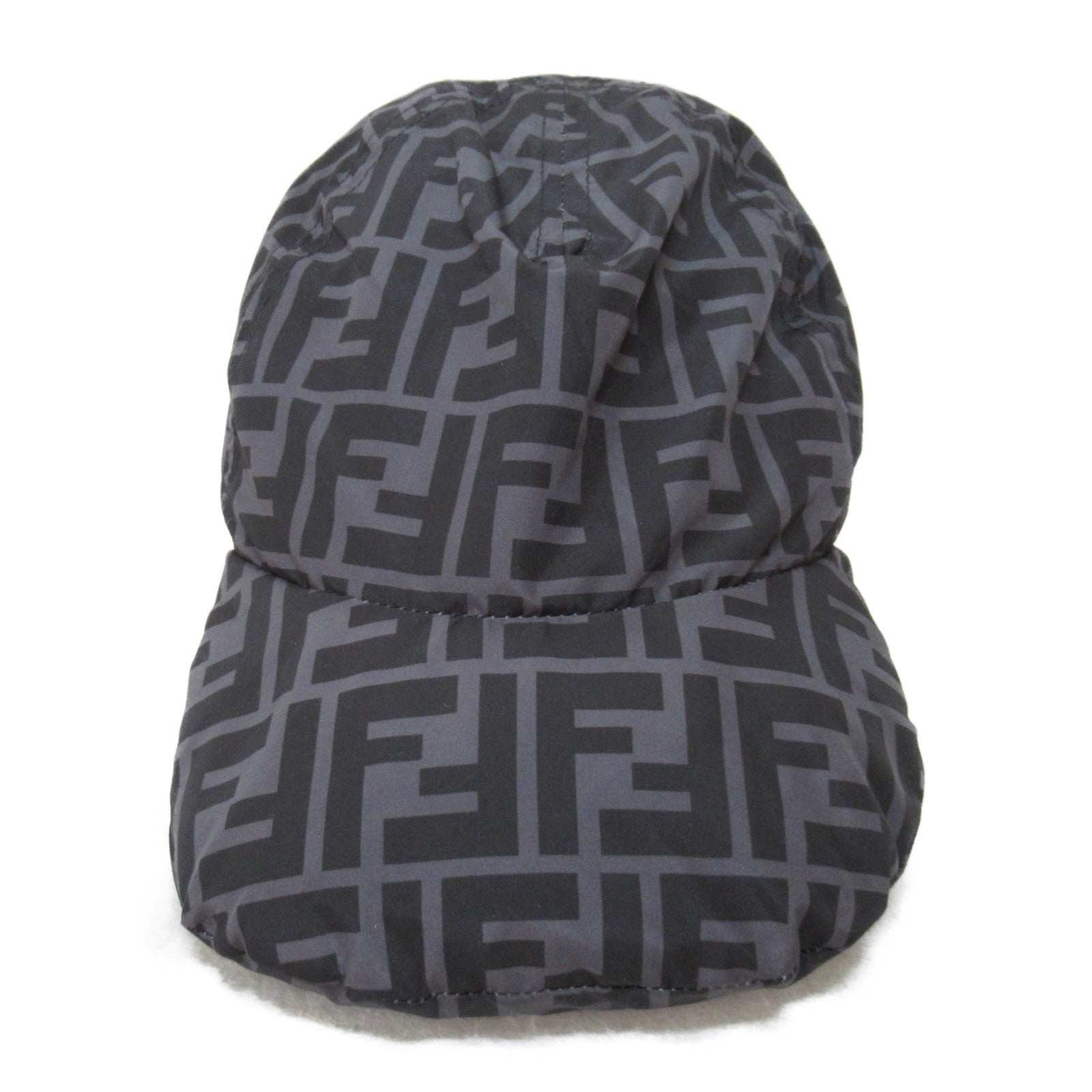 Fendi Fendi Cap Cover Cap Cap Black / Grey FXQ825AH7UF0UY7