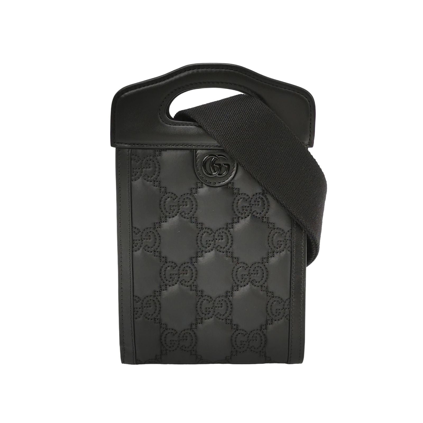 Gucci GG Matelassé Mini Leather Monogram GG Logo Shoulder Bag 250503781176137