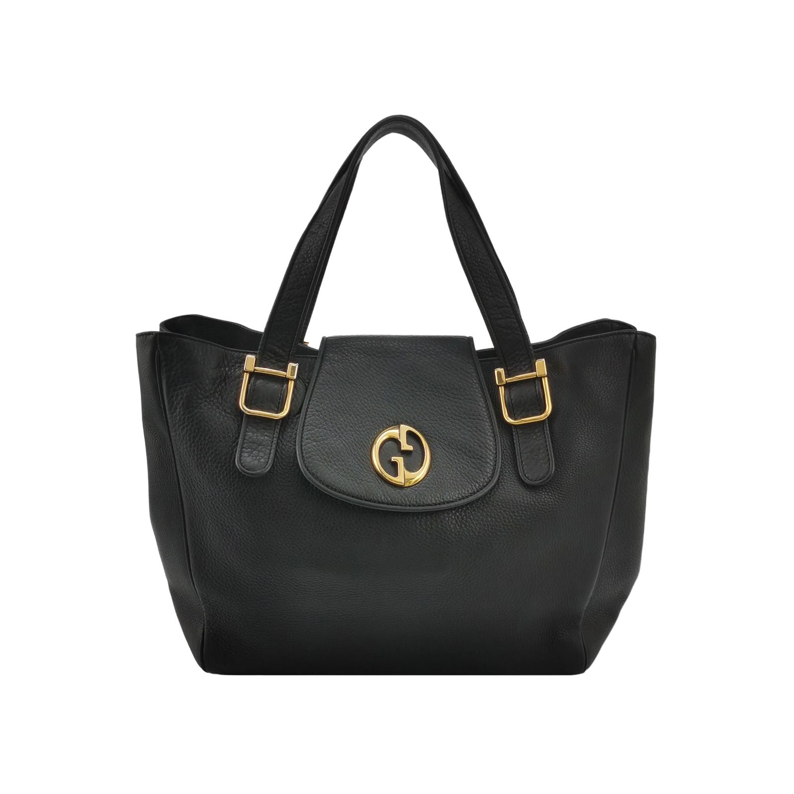 Gucci GG Logo Shoulder Bag in Leather 250410781142975