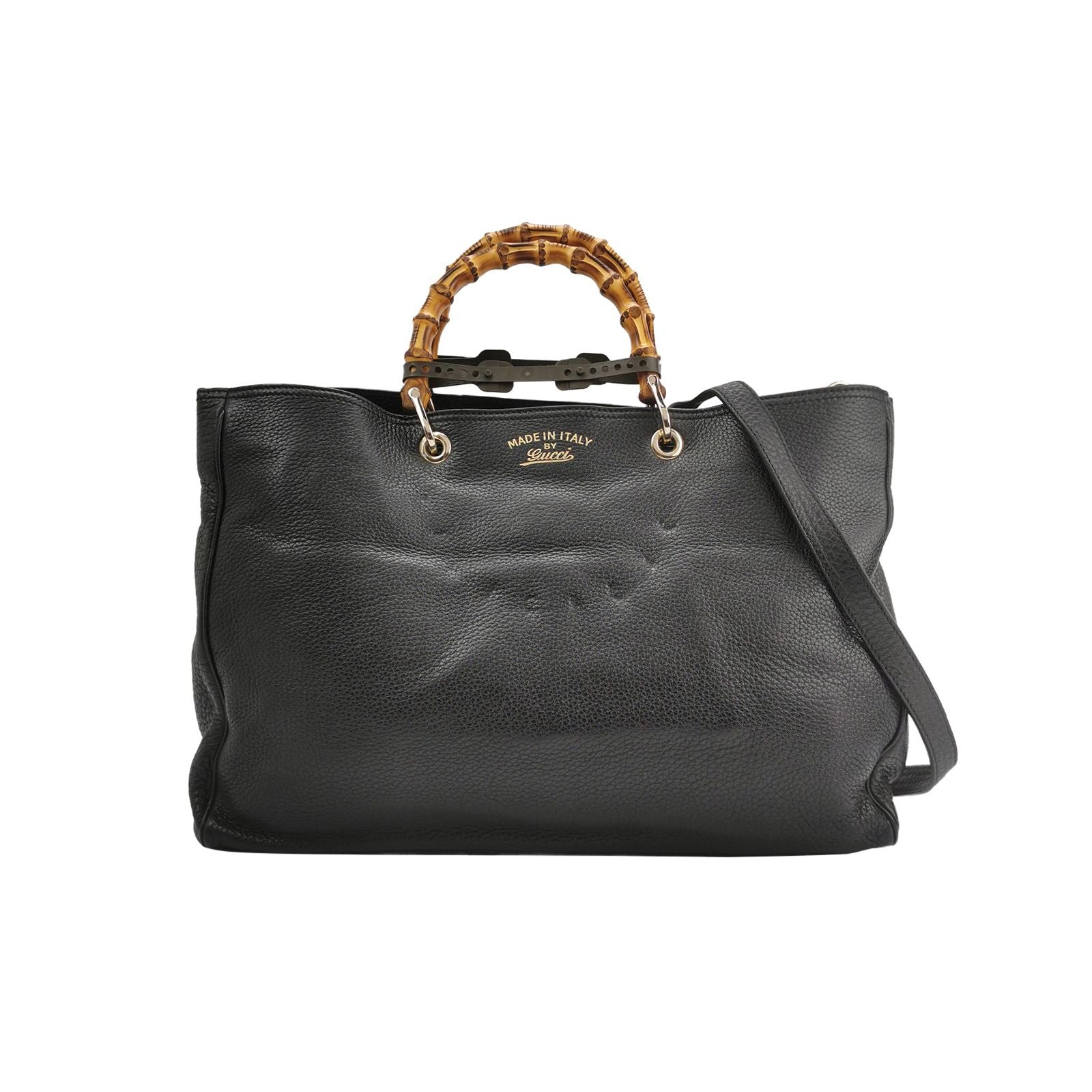 Gucci Miss Bamboo Leather Shoulder Bag 037851000051