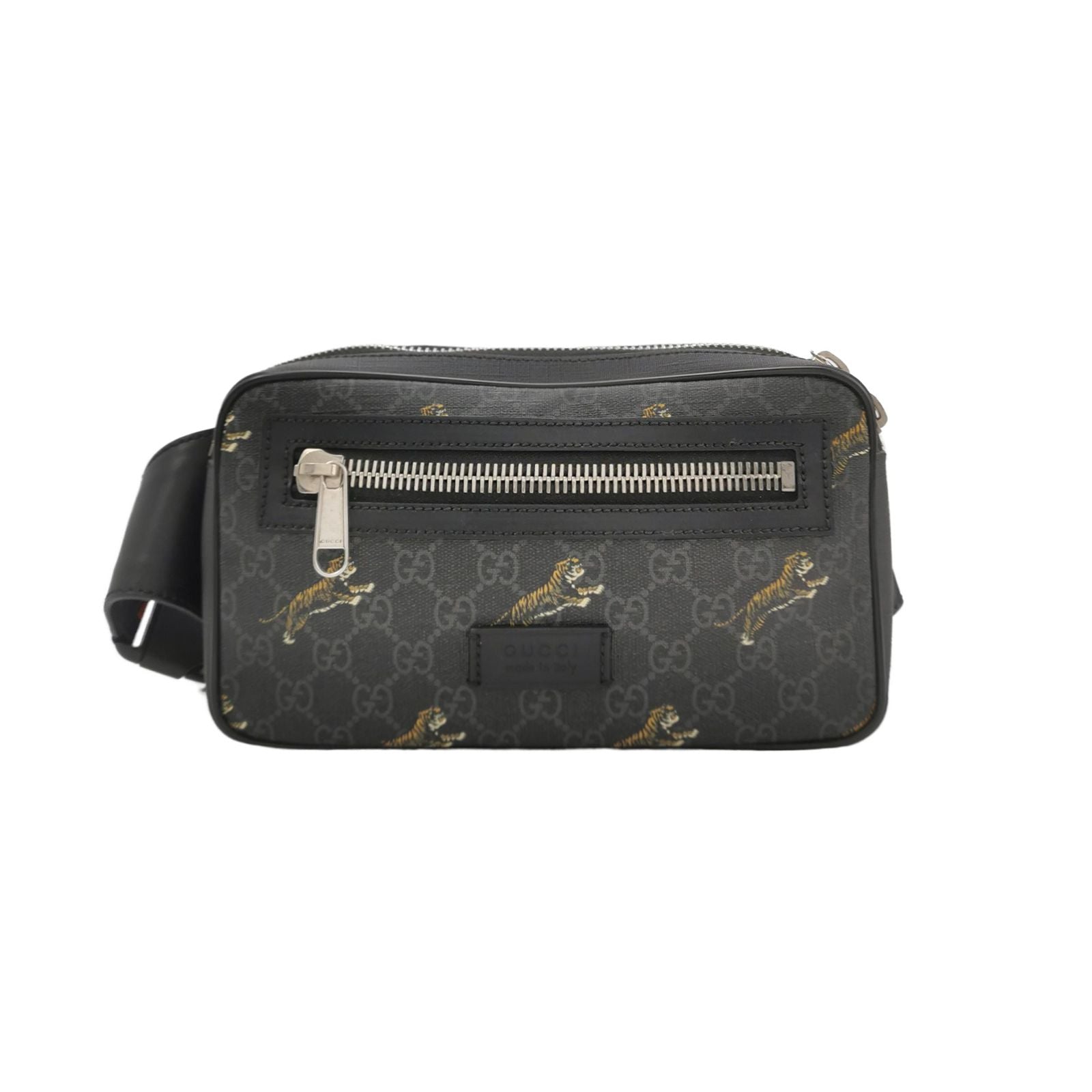 Gucci Belt Bag Leather Double G Monogram Tiger Pattern Waist Bag Chest Bag 250302781087658