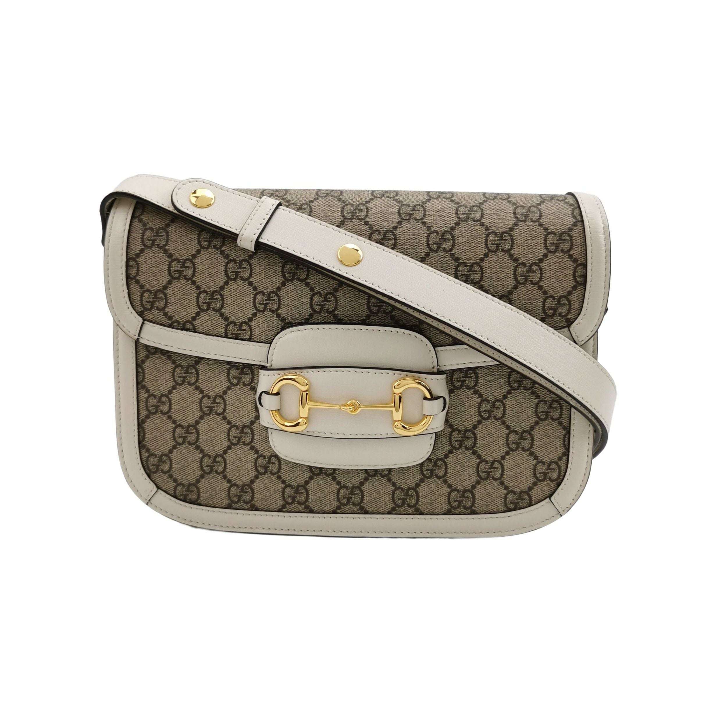 Gucci 1955 Small GG Canvas and Leather Shoulder Bag 250527781210413