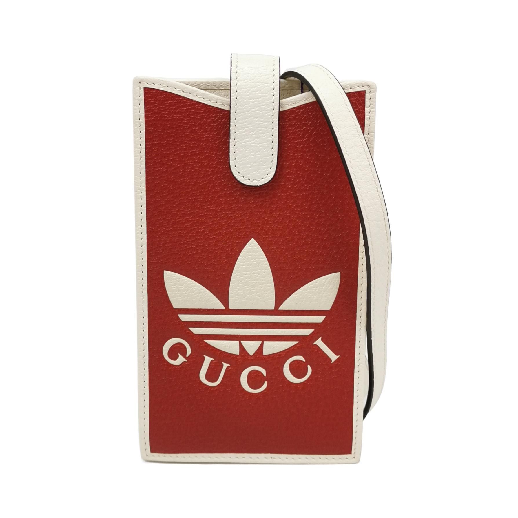 Gucci Adidas Collaboration Leather Logo Crossbody Bag Shoulder Bag 250109781017263