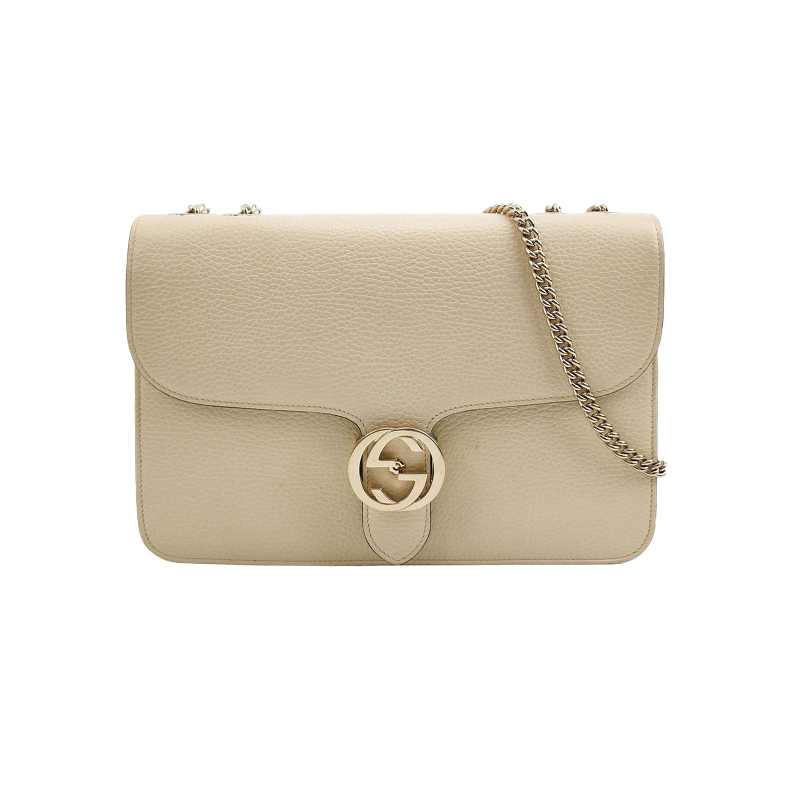 Gucci Interlocking G Leather Shoulder Bag 077851200295