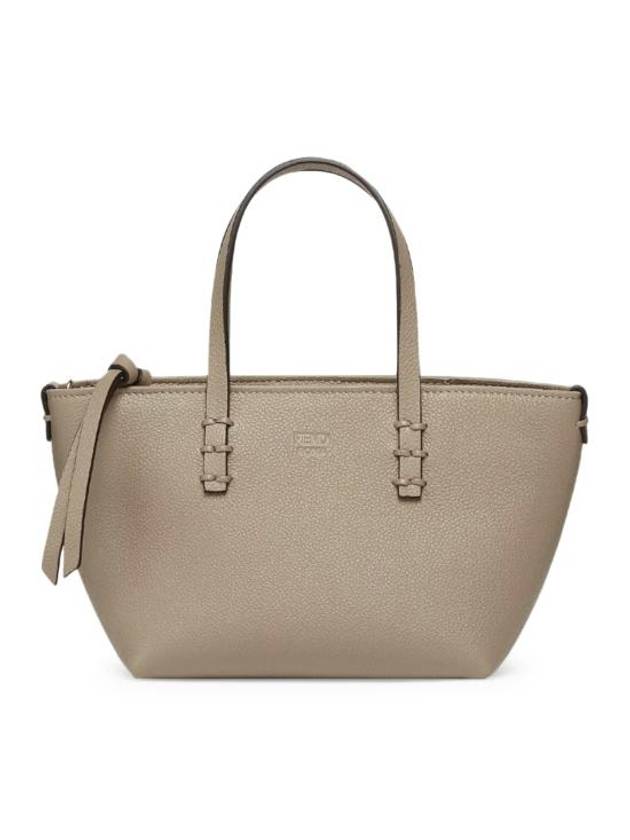 Fendi Selleria Mini Tote Bag Dove Grey