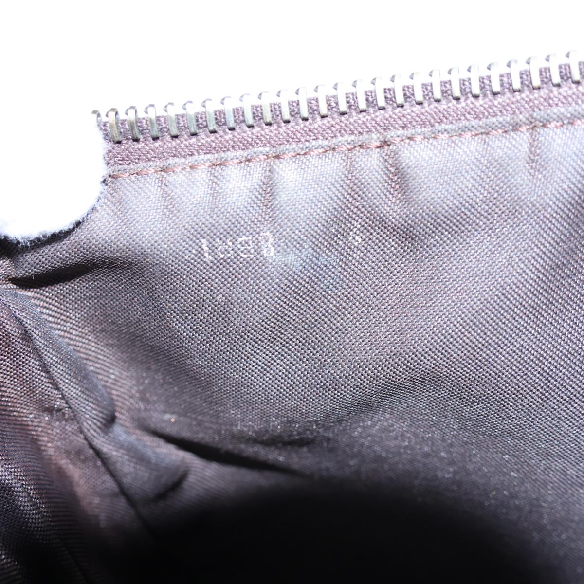 FENDI Zucca Canvas Shoulder Bag Brown Black72107